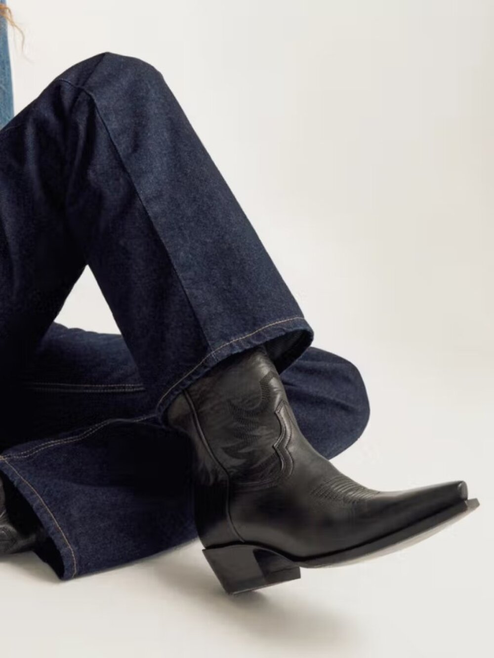 Tecovas The Annie Midnight Calfskin Cowgirl Boot - Picture 6 of 7